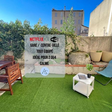 Ferienwohnung Le Grand Bleu Terrasseclimwifinetflix Proche Gare-Centre Marseilles Exterior foto