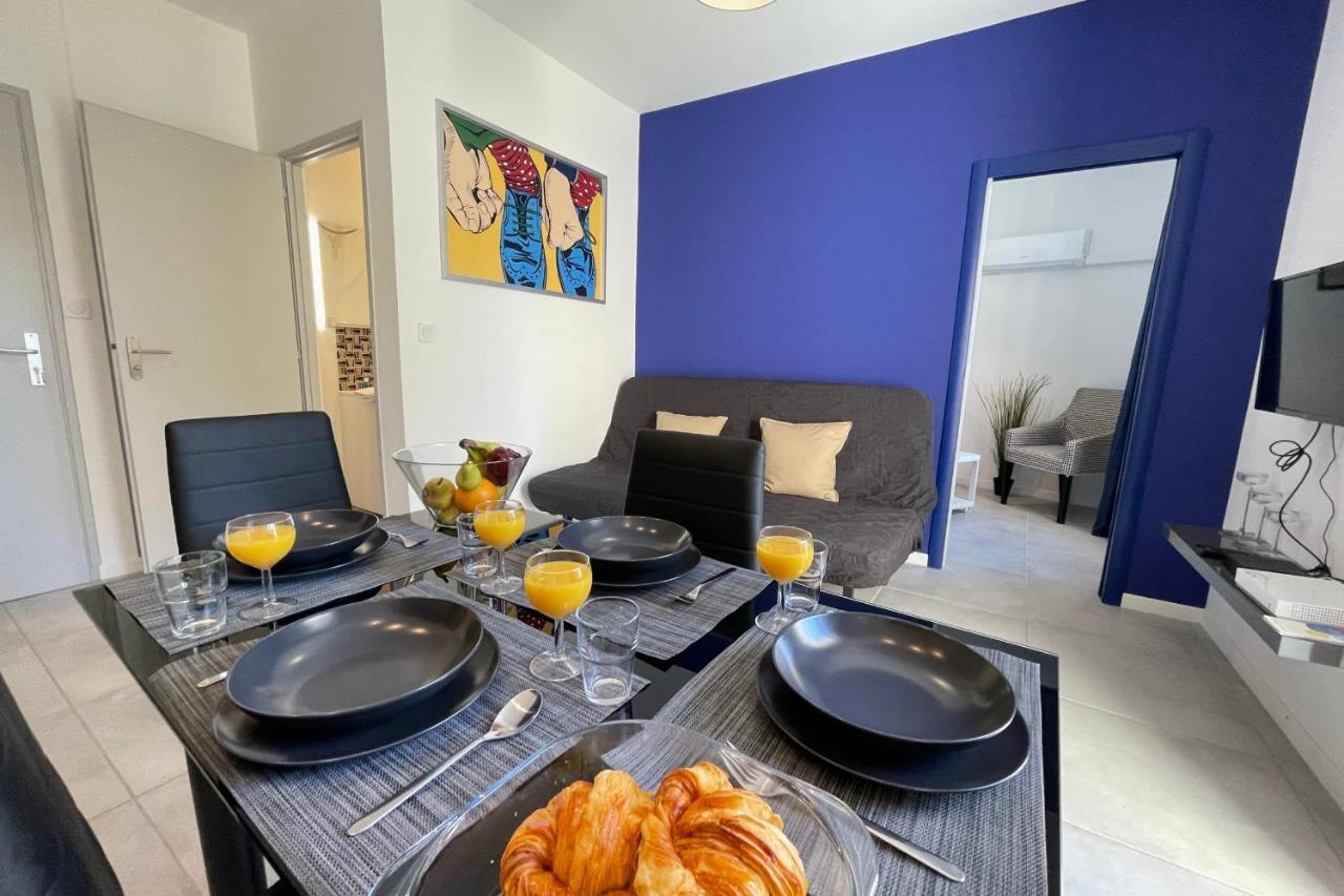 Ferienwohnung Le Grand Bleu Terrasseclimwifinetflix Proche Gare-Centre Marseilles Exterior foto